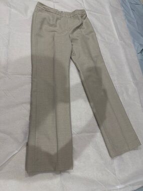 Le Suit Women's Straight-Leg Dress Pants in Taupe